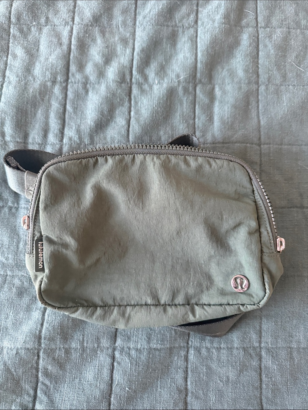 lululemon athletica Olive Green Waist/Crossbody Bag